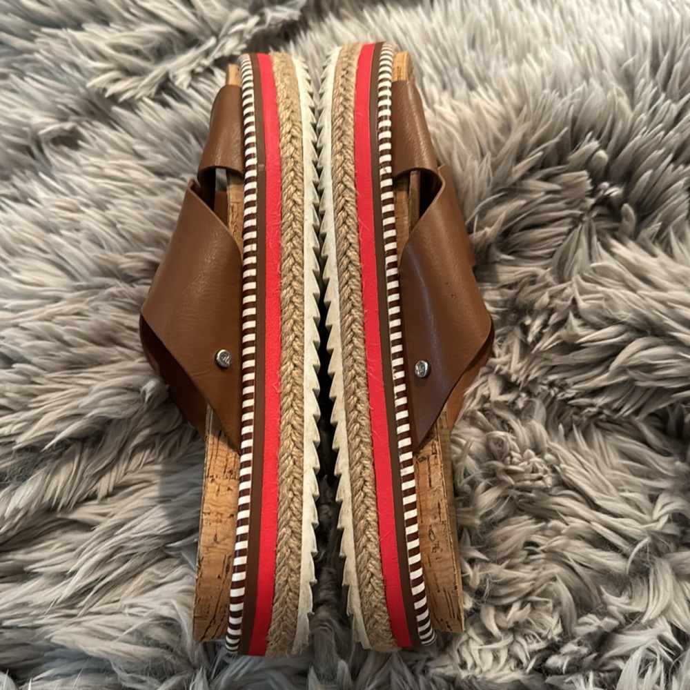 Brown Sam Edelman Leyton Espadrille Sandal. - Picture 6 of 9